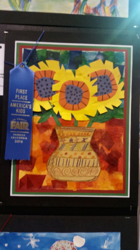 Southlands Art Students at the LA County Fair