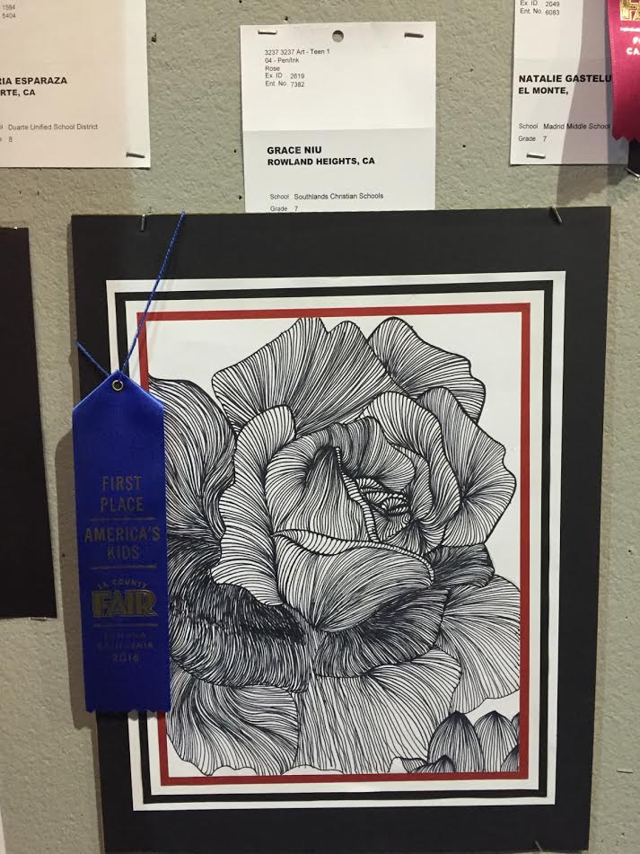 Southlands Art Students at the LA County Fair